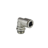 Push in fitting nickel plated brass male elbow G1/8"x8mm tube